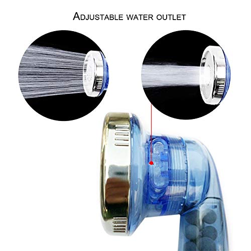 Filtered Ionic Shower Head,Showerhead with 3 Setting